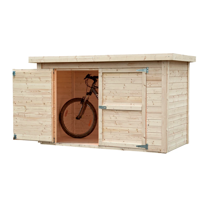 Abri à Vélos En Bois Naturel 2,10m² Cykel + Plancher – Baltic 2 Abri à Vélos En Bois Naturel 2,10m² Cykel + Plancher – Baltic – Image 2