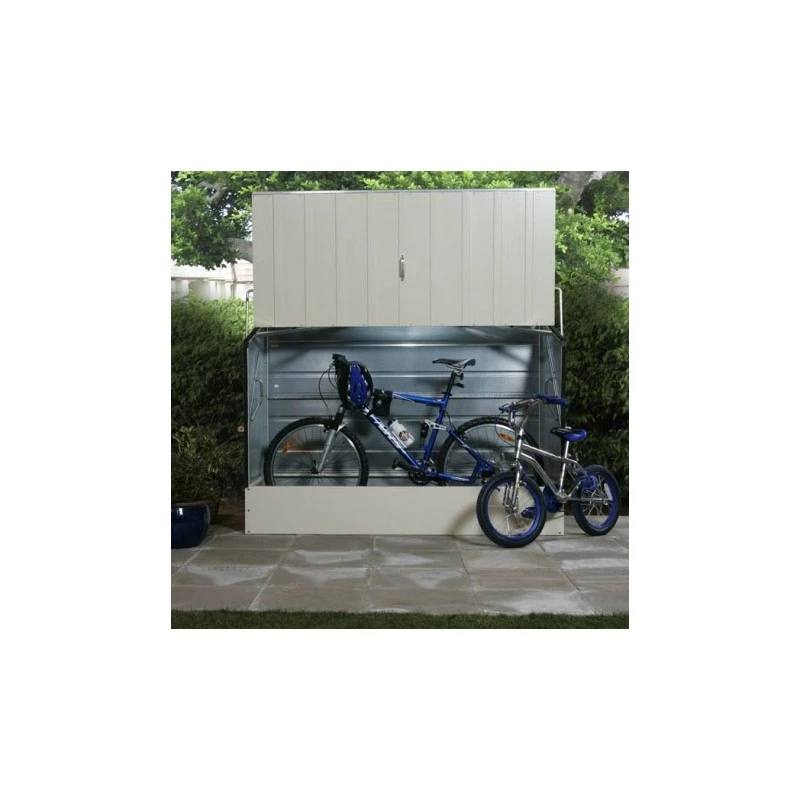 Abri à Vélos En Métal 1750L Anthracite 1,74m² + Kit D'ancrage TRIMETALS 3 Abri à Vélos En Métal 1750L Anthracite 1,74m² + Kit D'ancrage TRIMETALS – Image 3