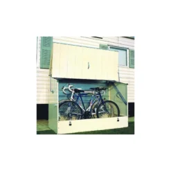 Abri à Vélos En Métal 1750L Anthracite 1,74m² + Kit D'ancrage TRIMETALS 9 Abri à Vélos En Métal 1750L Anthracite 1,74m² + Kit D'ancrage TRIMETALS -Jardin Abri Boutique abri a velos en metal 1750l anthracite 174m trimetals 3