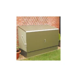 Abri à Vélos En Métal 1750L Vert 1,74m² + Kit D'ancrage TRIMETALS 11 Abri à Vélos En Métal 1750L Vert 1,74m² + Kit D'ancrage TRIMETALS -Jardin Abri Boutique abri a velos en metal 1750l vert 174m trimetals 5