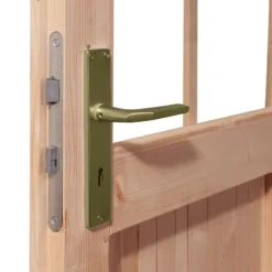 Abri De Jardin 11,49m² En Bois Massif 40mm Trittau 5 Avec Appentis 330cm Et Paroi Arrière – Karibu -Jardin Abri Boutique abri de jardin 1149m en bois massif 40mm trittau 5 avec appentis 330cm et paroi arriere woodfeeling 5