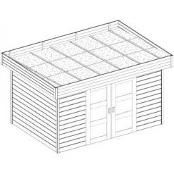 Abri De Jardin 12,07m² Malmo En Bois Traité Autoclave 28mm SOLID 11 Abri De Jardin 12,07m² Malmo En Bois Traité Autoclave 28mm SOLID -Jardin Abri Boutique abri de jardin 1207m malmo en bois traite autoclave 28mm solid 5