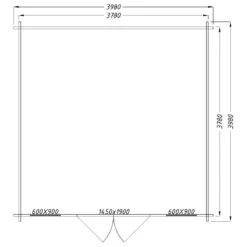 Abri De Jardin 16m² PLUS En Bois 40mm Brut Gardy Shelter -Jardin Abri Boutique abri de jardin 16m plus en bois 40mm brut gardy shelter 3