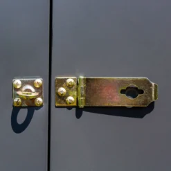 Abri De Jardin 2,4m² Adossé En Acier Galvanisé Anthracite Spacemaker -Jardin Abri Boutique abri de jardin 24m adosse en acier galvanise anthracite spacemaker 3