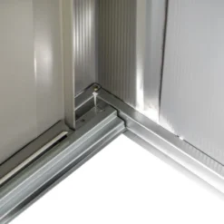 Abri De Jardin 2,93m² Toit Double Pente En Acier Galvanisé Aspect Bois Spacemaker -Jardin Abri Boutique abri de jardin 293m toit double pente en acier galvanise aspect bois spacemaker 3