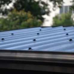 Abri De Jardin En Bois Composite 28mm Anthracite 14,90m² PREMIUM Toit Plat - Woodlife Garden -Jardin Abri Boutique abri de jardin en bois composite 28mm anthracite 1490m premium toit plat woodlife garden 5