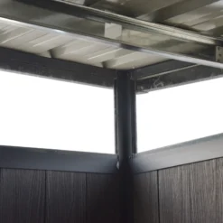 Abri De Jardin En Bois Composite 28mm Anthracite 6,69m² GORDON Skylight - Woodlife Garden -Jardin Abri Boutique abri de jardin en bois composite 28mm anthracite 669m gordon skylight woodlife garden 5