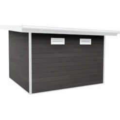 Abri De Jardin En Bois Composite 28mm Anthracite 9m² PREMIUM Toit Plat - Woodlife Garden 9 Abri De Jardin En Bois Composite 28mm Anthracite 9m² PREMIUM Toit Plat - Woodlife Garden -Jardin Abri Boutique abri de jardin en bois composite 28mm anthracite 9m premium toit plat woodlife garden 3