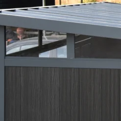 Abri De Jardin En Bois Composite 28mm Aspect Bois 6,69m² GORDON Skylight - Woodlife Garden -Jardin Abri Boutique abri de jardin en bois composite 28mm aspect bois 669m gordon skylight woodlife garden 2