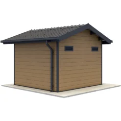 Abri De Jardin En Bois Composite 28mm Aspect Bois 7,78m² PREMIUM - Woodlife Garden -Jardin Abri Boutique abri de jardin en bois composite 28mm aspect bois 778m premium woodlife garden 3