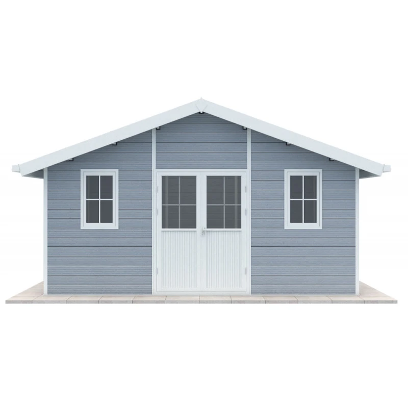 Abri De Jardin En Bois Composite 28mm Gris Clair 19,22m² PREMIUM - Woodlife Garden 4 Abri De Jardin En Bois Composite 28mm Gris Clair 19,22m² PREMIUM - Woodlife Garden – Image 4