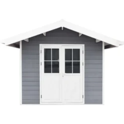 Abri De Jardin En Bois Composite 28mm Gris Clair 7,78m² PREMIUM - Woodlife Garden 8 Abri De Jardin En Bois Composite 28mm Gris Clair 7,78m² PREMIUM - Woodlife Garden -Jardin Abri Boutique abri de jardin en bois composite 28mm gris clair 778m premium woodlife garden 2