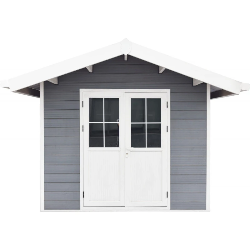 Abri De Jardin En Bois Composite 28mm Gris Clair 7,78m² PREMIUM - Woodlife Garden 3 Abri De Jardin En Bois Composite 28mm Gris Clair 7,78m² PREMIUM - Woodlife Garden – Image 3