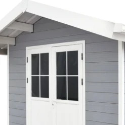 Abri De Jardin En Bois Composite 28mm Gris Clair 7,78m² PREMIUM - Woodlife Garden 9 Abri De Jardin En Bois Composite 28mm Gris Clair 7,78m² PREMIUM - Woodlife Garden -Jardin Abri Boutique abri de jardin en bois composite 28mm gris clair 778m premium woodlife garden 3