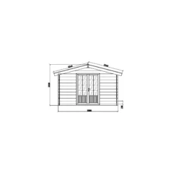 Abri De Jardin En Bois Composite 28mm Gris Foncé 14,44m² Double Porte Alu Et Double Vitrage - WoodLife Garden -Jardin Abri Boutique abri de jardin en bois composite 28mm gris fonce 1444m double porte alu et double vitrage woodlife 5
