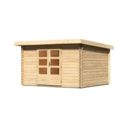 Abri De Jardin En Bois Massif 10,60m² Bastrup 7 – Karibu -Jardin Abri Boutique abri de jardin en bois massif 1060m bastrup 7 woodfeeling 3