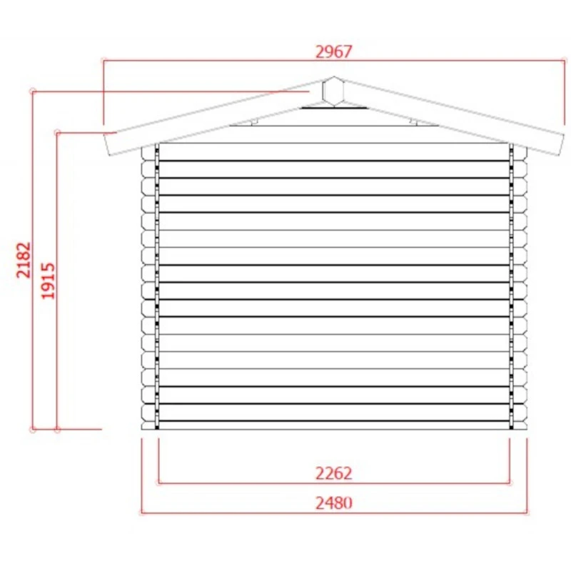 Abri De Jardin En Bois Massif 19mm Dresden Porte Double 4,91m² SOLID 2 Abri De Jardin En Bois Massif 19mm Dresden Porte Double 4,91m² SOLID – Image 2