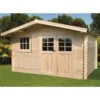 Abri De Jardin En Bois Massif 34mm Salzburg Avec Double Porte 11,56m² - SOLID