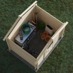 Abri De Jardin En Bois Massif 4,9m² KARIBA – Madriers 19mm – Forest Style 7 Abri De Jardin En Bois Massif 4,9m² KARIBA – Madriers 19mm – Forest Style -Jardin Abri Boutique abri de jardin en bois massif 49m kariba madriers 19mm forest style 3