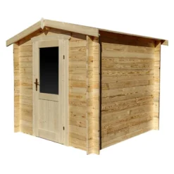 Abri De Jardin En Bois Massif 4m² PRIMO - Madriers 28mm Gardy Shelter -Jardin Abri Boutique abri de jardin en bois massif 4m primo madriers 28mm gardy shelter 3