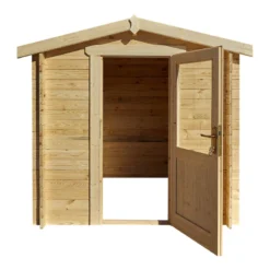 Abri De Jardin En Bois Massif 4m² PRIMO - Madriers 28mm Gardy Shelter -Jardin Abri Boutique abri de jardin en bois massif 4m primo madriers 28mm gardy shelter 5