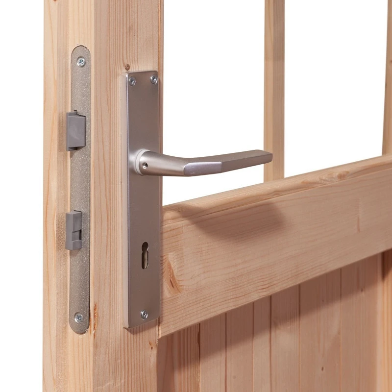 Abri De Jardin En Bois Massif 5,62m² Bastrup 2 Avec Appentis 300cm Et Paroi Arrière – Karibu 6 Abri De Jardin En Bois Massif 5,62m² Bastrup 2 Avec Appentis 300cm Et Paroi Arrière – Karibu – Image 6