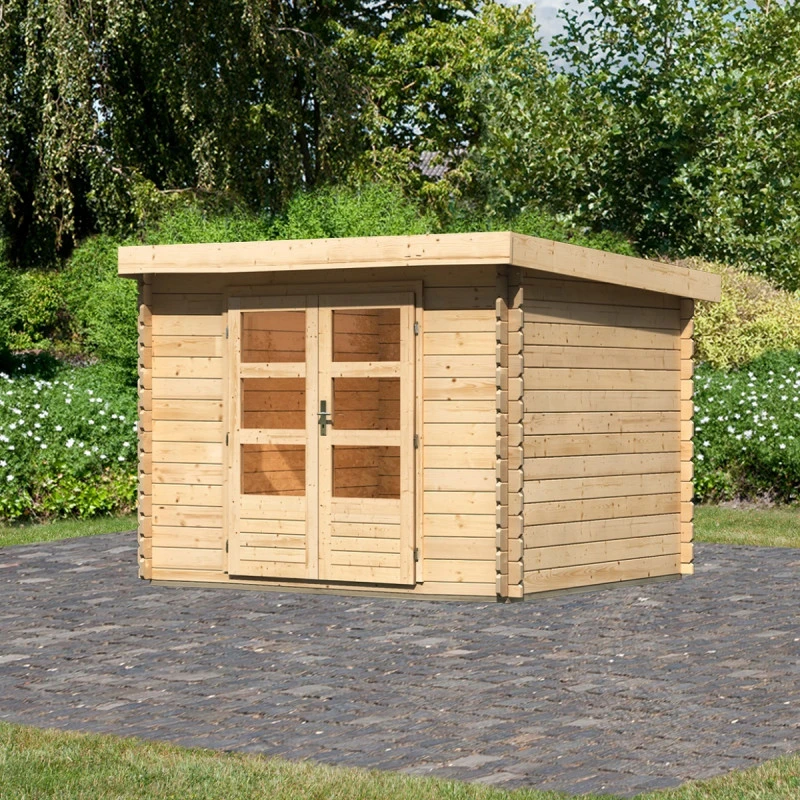 Abri De Jardin En Bois Massif 7,04m² Bastrup 3 – Karibu 1 Abri De Jardin En Bois Massif 7,04m² Bastrup 3 – Karibu