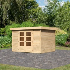 Abri De Jardin En Bois Massif 7,43m² Askola 5 – Karibu