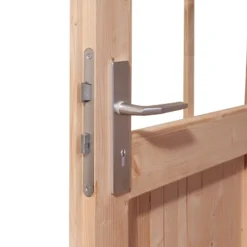 Abri De Jardin En Bois Massif 8,88m² Kastorf 7 Avec Appentis 260cm – Karibu -Jardin Abri Boutique abri de jardin en bois massif 888m kastorf 7 avec appentis 260cm karibu 4