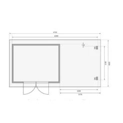 Abri De Jardin En Bois Massif Anthracite 10,60m² Bastrup 7 Avec Appentis 300cm – Karibu 8 Abri De Jardin En Bois Massif Anthracite 10,60m² Bastrup 7 Avec Appentis 300cm – Karibu -Jardin Abri Boutique abri de jardin en bois massif anthracite 1060m bastrup 7 avec appentis 300cm woodfeeling 2