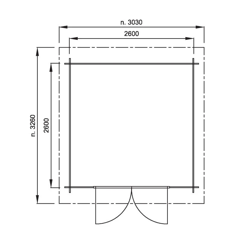 Abri De Jardin En Bois Massif Brut 28mm Karpalo 6,8m² + Plancher - Luoman 3 Abri De Jardin En Bois Massif Brut 28mm Karpalo 6,8m² + Plancher - Luoman – Image 3