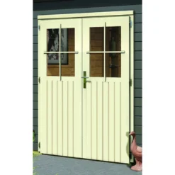 Abri De Jardin En Bois Massif Gris Terre 11,62m² Avec Cloison Intérieure Mattrup – Karibu -Jardin Abri Boutique abri de jardin en bois massif gris terre 1162m avec cloison interieure mattrup woodfeeling 4