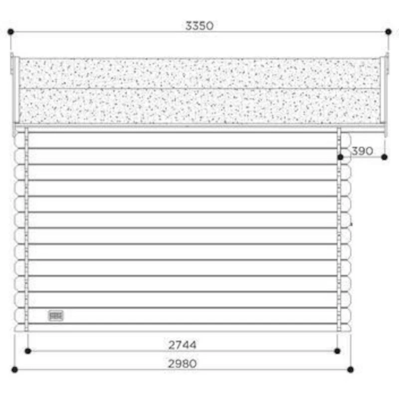 Abri De Jardin En Bois Traité Autoclave 28mm Lannion Porte Double 8,88m² - SOLID 3 Abri De Jardin En Bois Traité Autoclave 28mm Lannion Porte Double 8,88m² - SOLID – Image 3