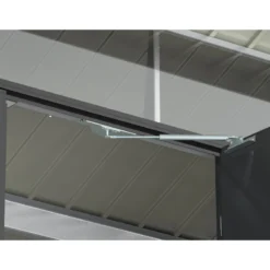 Abri De Jardin En Métal Anthracite 5,22m² + Kit D'ancrage + Kit De Fondation DURAMAX -Jardin Abri Boutique abri de jardin en metal anthracite 522m duramax kit d ancrage kit de fondation 3