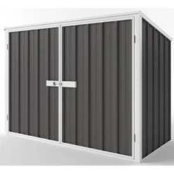 Abri De Jardin En Métal Colorbond Gris 2,02m² Bikestore EASYSHED -Jardin Abri Boutique abri de jardin en metal colorbond gris 202m bikestore easyshed 5