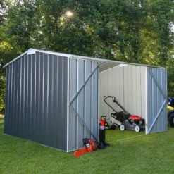 Abri De Jardin En Métal Colorbond Gris Ardoise 11,25m² EASYSHED