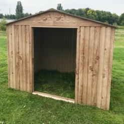 Abri De Jardin En Métal Imitation Bois 4,78m² - DURAMAX -Jardin Abri Boutique abri de jardin en metal imitation bois 475m duramax 1 3