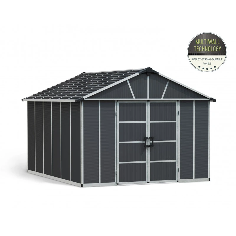 Abri De Jardin En Polycarbonate 11,7m² Avec Plancher YUKON - Palram - Canopia 3 Abri De Jardin En Polycarbonate 11,7m² Avec Plancher YUKON - Palram - Canopia – Image 3