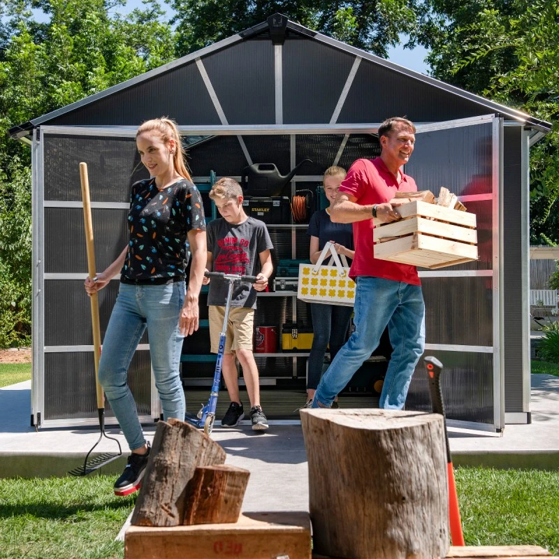 Abri De Jardin En Polycarbonate 11,7m² Avec Plancher YUKON - Palram - Canopia 5 Abri De Jardin En Polycarbonate 11,7m² Avec Plancher YUKON - Palram - Canopia – Image 5