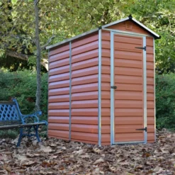 Abri De Jardin En Polycarbonate 1,93m² Skylight Amber - Palram - Canopia