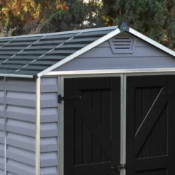 Abri De Jardin En Polycarbonate 2,65m² Skylight Deco - Palram - Canopia -Jardin Abri Boutique abri de jardin en polycarbonate 265m skylight deco palram 4