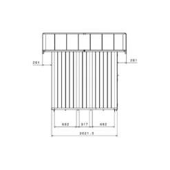 Abri De Jardin 4m² En PVC UTILITY Blanc Et Gris Vert Grosfillex + Kit Ancrage Offert -Jardin Abri Boutique abri de jardin en pvc 49m utility blanc et gris vert grosfillex 11