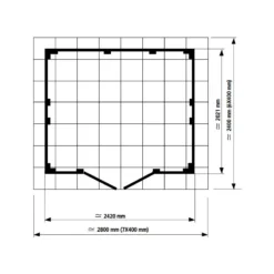 Abri De Jardin En PVC 4,9m² UTILITY Blanc Et Gris Vert Grosfillex + Kit Ancrage Offert -Jardin Abri Boutique abri de jardin en pvc 49m utility blanc et gris vert grosfillex 5