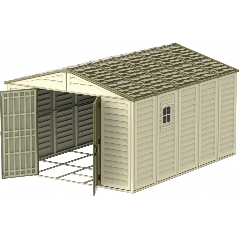 Abri De Jardin En PVC WoodStyle Premium 13,12m² Duramax 4 Abri De Jardin En PVC WoodStyle Premium 13,12m² Duramax – Image 4