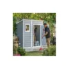 Abri De Jardin En Résine 2,06m² Monopente + Plancher Gris Keter
