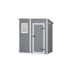 Abri De Jardin En Résine 2,06m² Monopente + Plancher Gris Keter 8 Abri De Jardin En Résine 2,06m² Monopente + Plancher Gris Keter -Jardin Abri Boutique abri de jardin en resine 206m monopente plancher gris keter 2