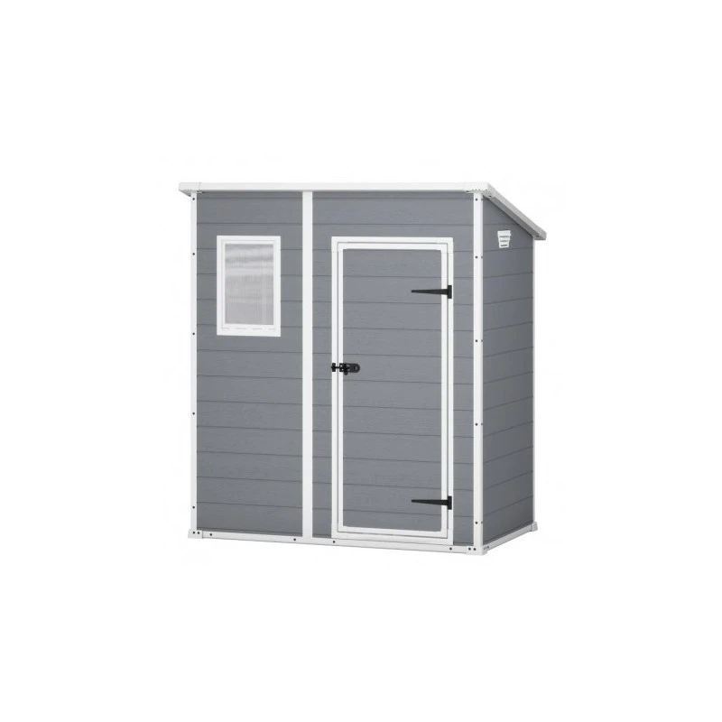 Abri De Jardin En Résine 2,06m² Monopente + Plancher Gris Keter 3 Abri De Jardin En Résine 2,06m² Monopente + Plancher Gris Keter – Image 3