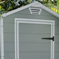 Abri De Jardin En Résine 2,5m² Premium 46 S Gris Clair + Plancher - Keter 10 Abri De Jardin En Résine 2,5m² Premium 46 S Gris Clair + Plancher - Keter -Jardin Abri Boutique abri de jardin en resine 25m premium 46 s gris clair plancher keter 4