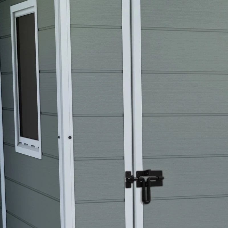 Abri De Jardin En Résine 2,5m² Premium 46 S Gris Clair + Plancher - Keter 6 Abri De Jardin En Résine 2,5m² Premium 46 S Gris Clair + Plancher - Keter – Image 6