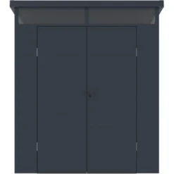 Abri De Jardin En Résine 3,24m² Anthracite Toit Monopente Skylight + Plancher - Jobu -Jardin Abri Boutique abri de jardin en resine 324m anthracite toit monopente skylight plancher jobu 3